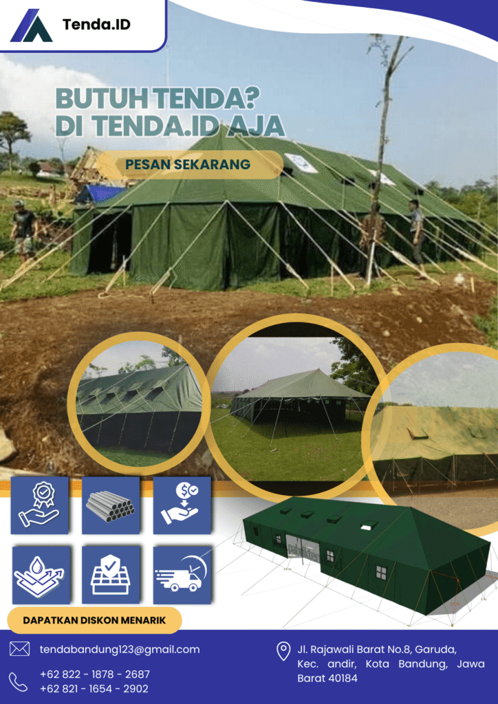 Jual tenda Pleton