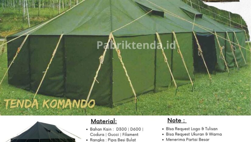 Jual Tenda Komando tni