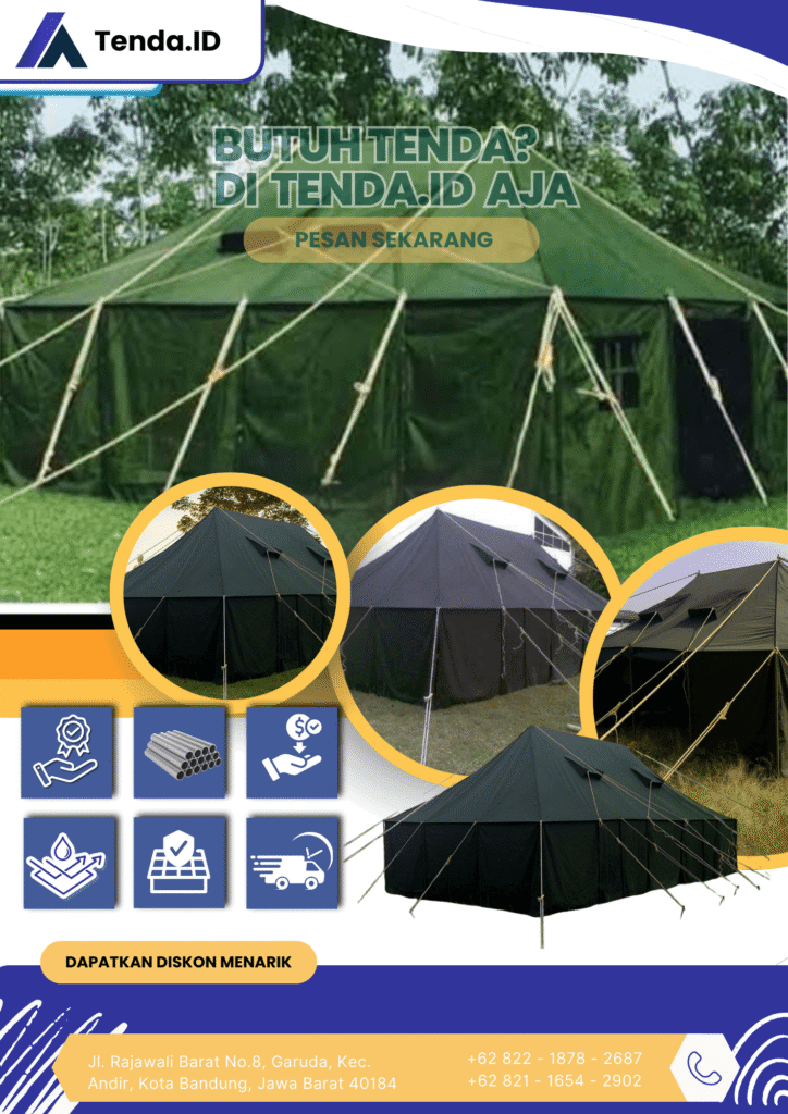 Jual tenda komando