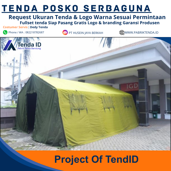 Tenda Posko 6x8 Tenda Posko Serbaguna 6x8