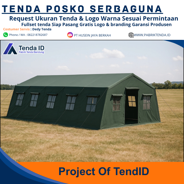 Tenda Posko 6x8 Tenda Posko Serbaguna 6x8