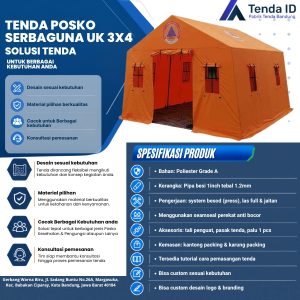 Tenda Posko 3x4