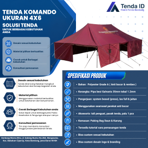 Tenda Komando 4x6