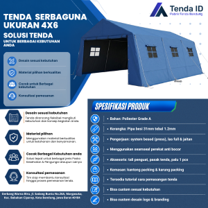 Tenda Serbaguna 4x6