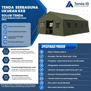 Tenda Serbaguna 6x8