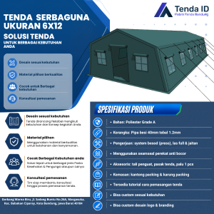 Tenda Serbaguna 6x12