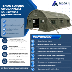 Tenda Lorong 6x8