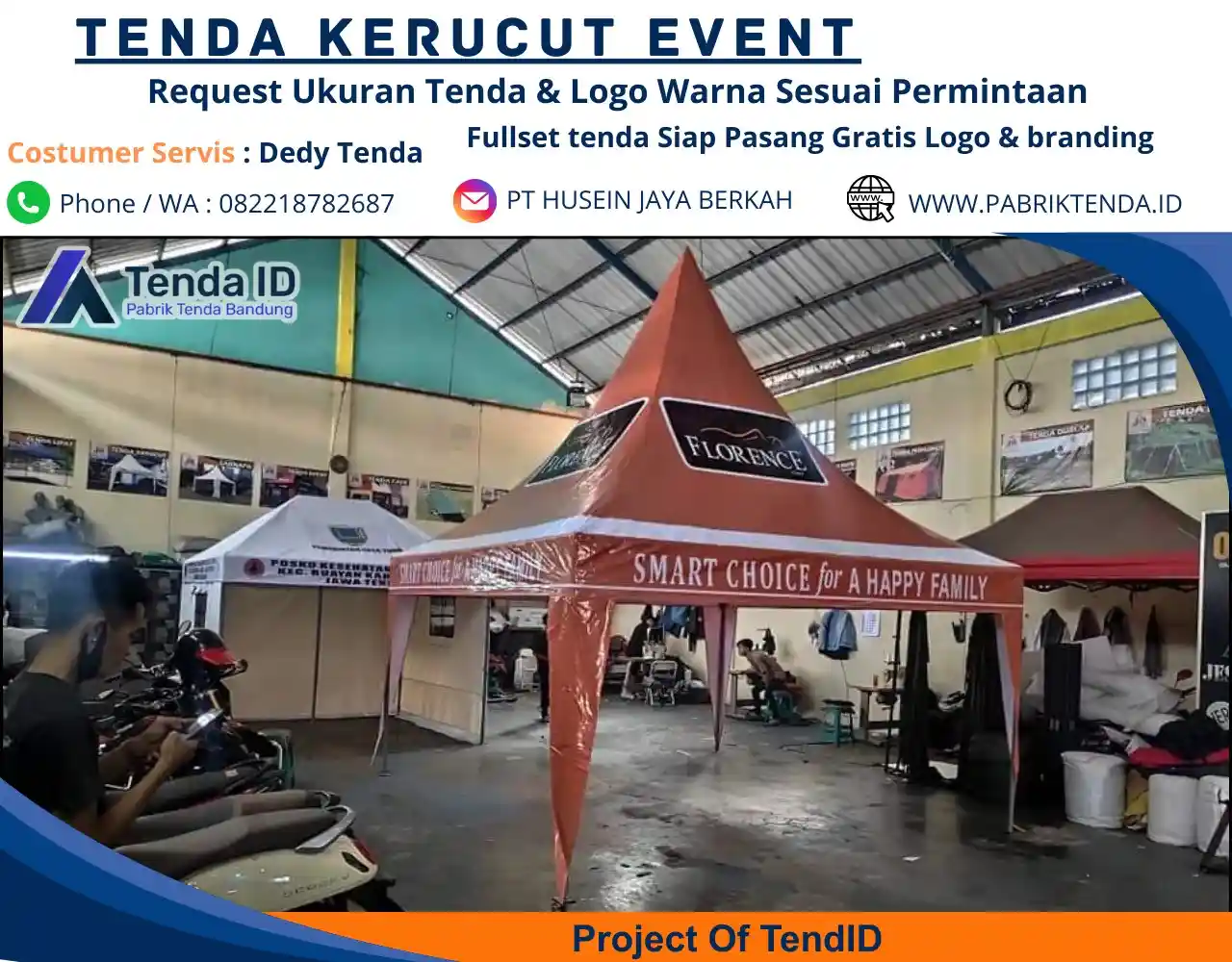 Tenda Kerucut 3x3 Tenda Kerucut 3x3