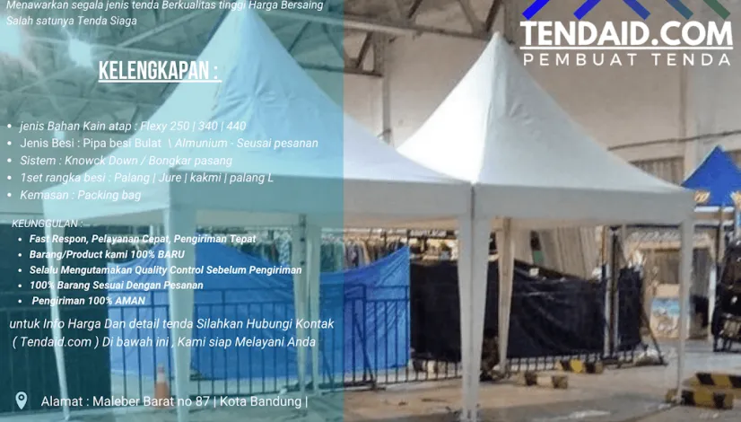 Perbandingan Baja Hollow dan Pipa Besi untuk Rangka Tenda