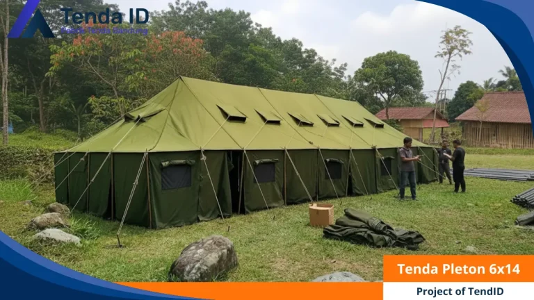 tenda pleton 6x14 pabrik tenda id